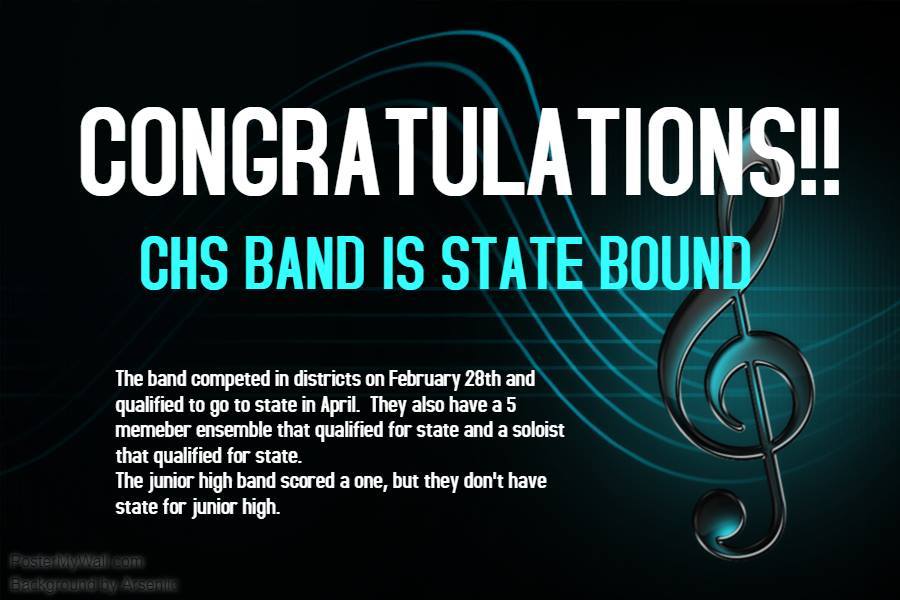 CHS Band Going to State