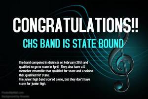 CHS Band Going to State