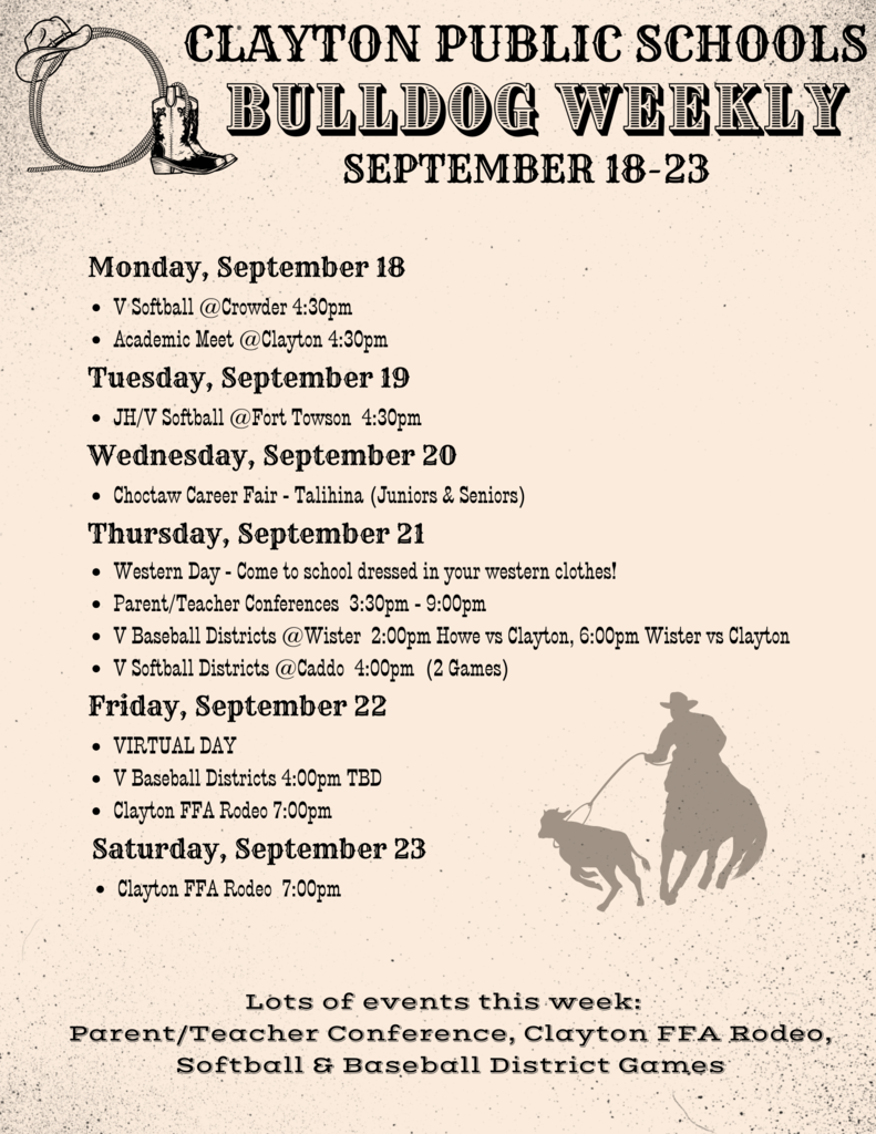 Sept 18-23 Bulldog Weekly