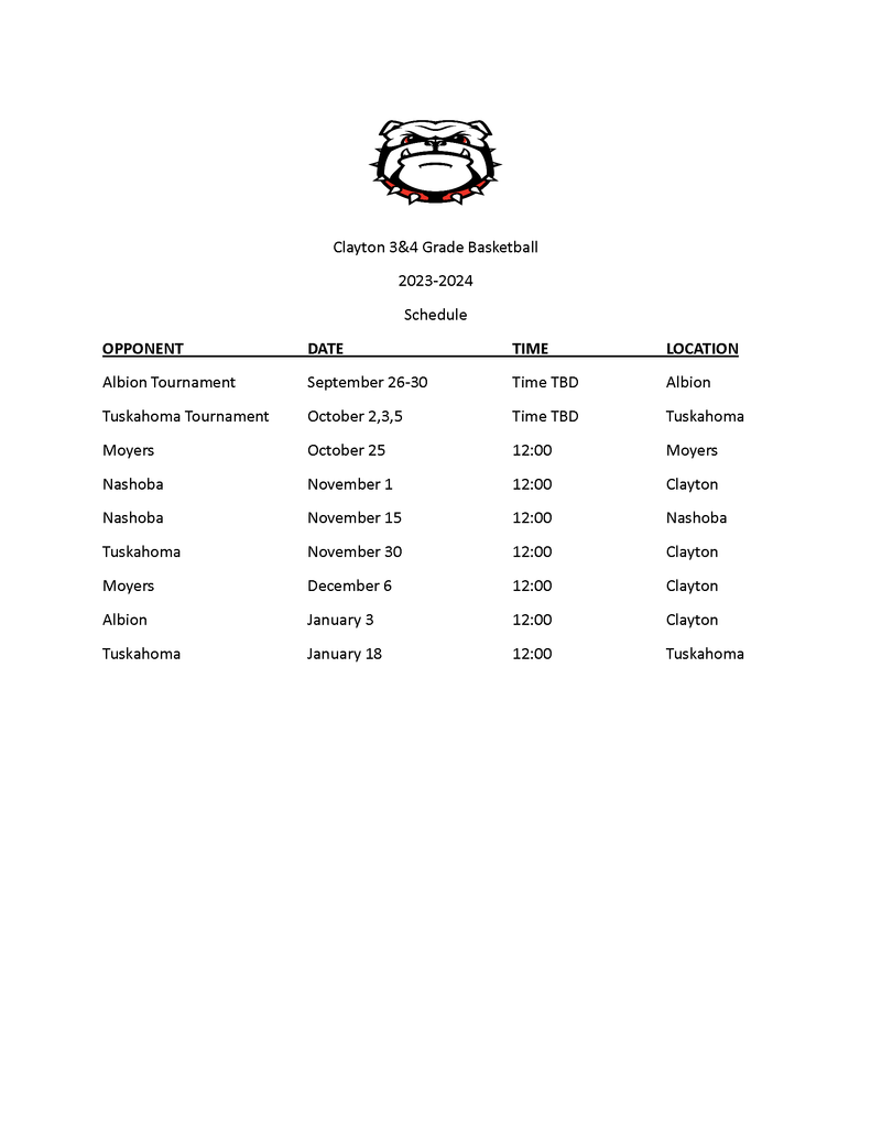 3rd & 4th Schedule